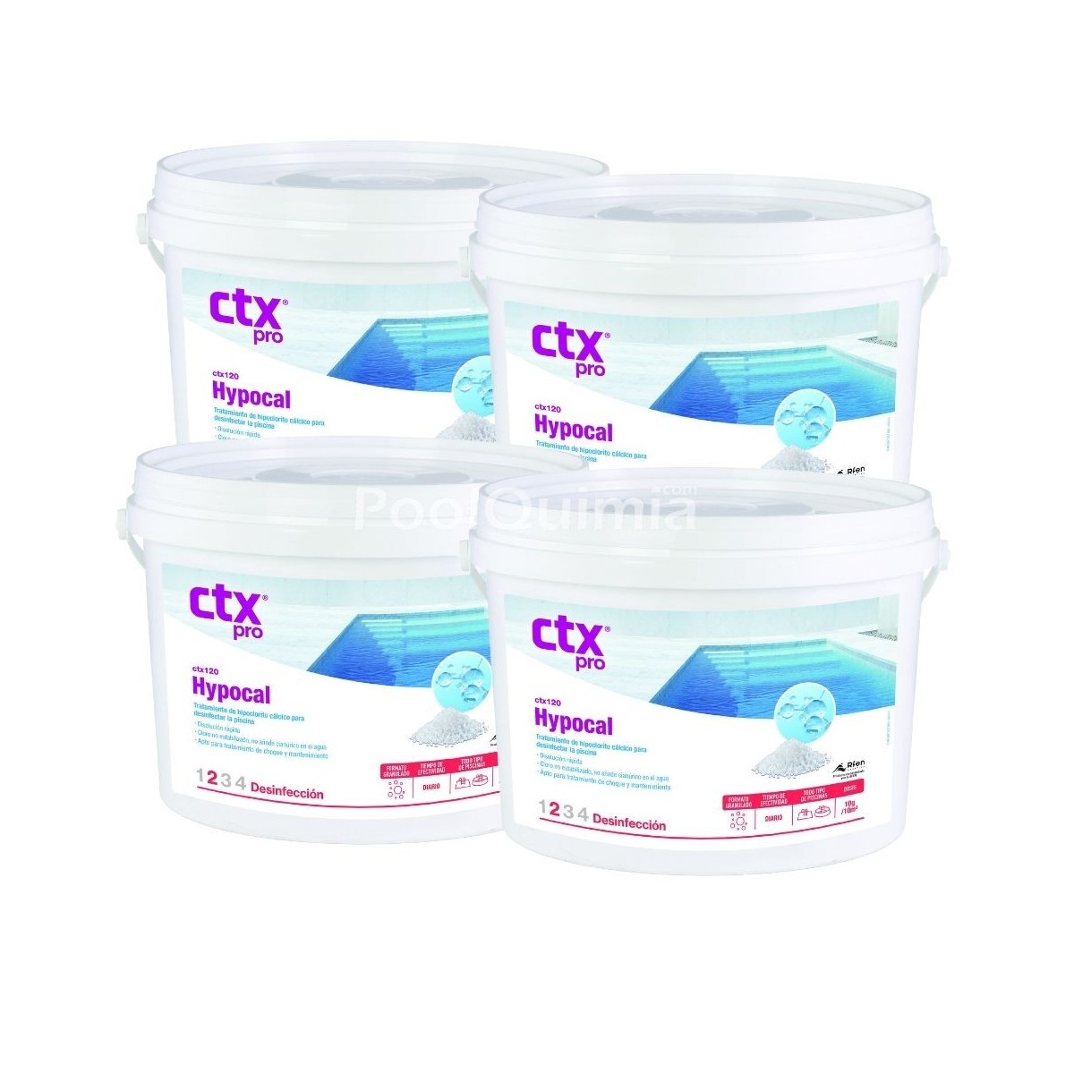 Hipoclorito cálcico granular CTX-120