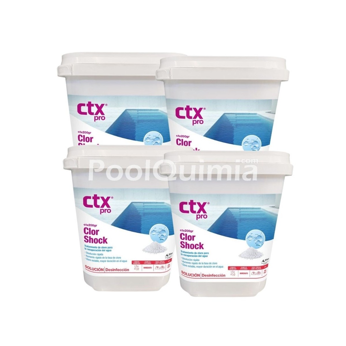 Clor ràpid granulat CTX-200/Gr per a piscina