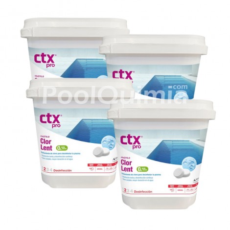 Pastillas de cloro lento CTX-370.0 sin bórico